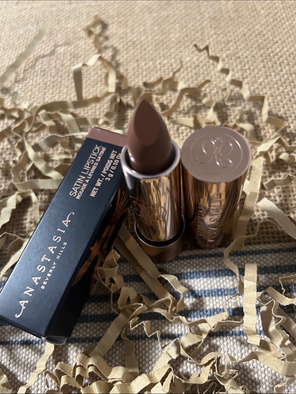 83.  Anastasia Beverly Hills Matte & Satin Lipstick Rose Brown